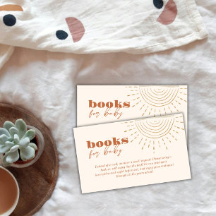 Carte D'accompagnement Boho Voici Le Fils Livres Pour Le Baby shower