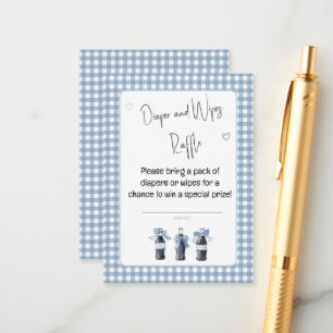 Carte D'accompagnement Boisson gazeuse bébé bleu Prête à éclater Couche o