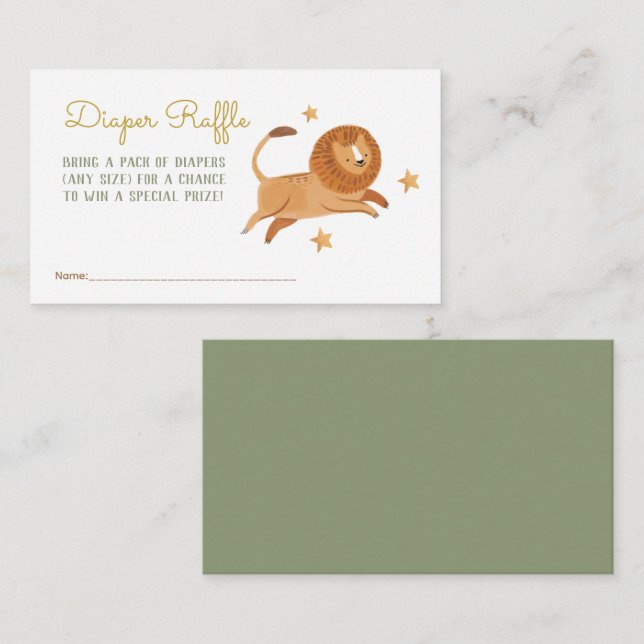 Carte D'accompagnement Boîtier à rayures de laine d'aquarelle (Devant / Derrière)