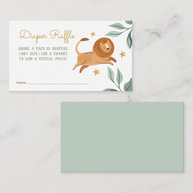 Carte D'accompagnement Boîtier à rayures de laine d'aquarelle (Devant / Derrière)