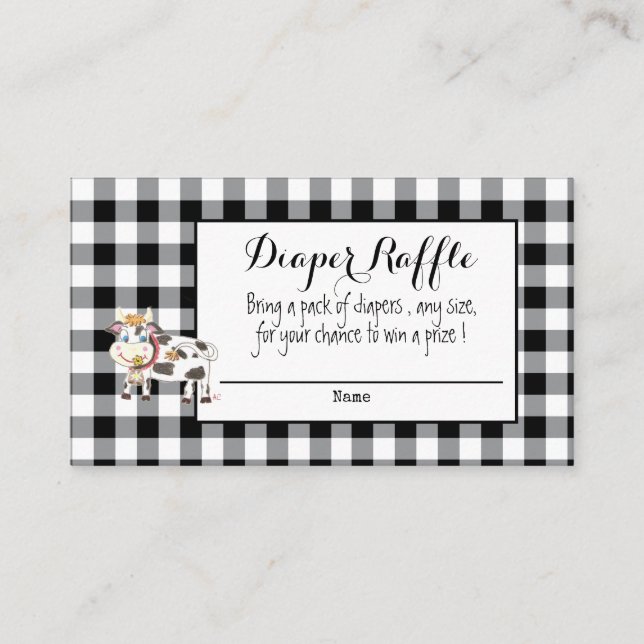 Carte D'accompagnement Boîtier à rouleaux à couches de buffle noir (Devant)