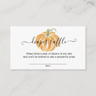 Carte D'accompagnement Boîtier d'aquarelle Citrouille de la couche d'auto