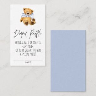 Carte D'accompagnement Boîtier de Baby shower de l'ours en peluche