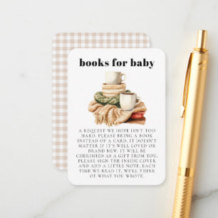 Carte D'accompagnement Boîtier de Baby shower moche hivernal moderne