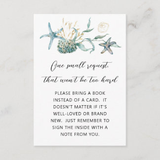 Carte D'accompagnement Boîtier de demande de Baby shower de méduse