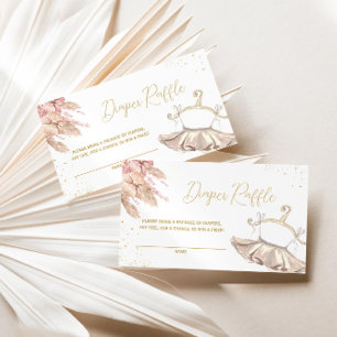 Carte D'accompagnement Boîtier d'invitation à barrettes Ballerina Tutu