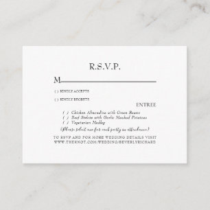 Carte D'accompagnement Boîtier RSVP de mariage floral blanc et jaune
