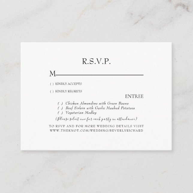Carte D'accompagnement Boîtier RSVP de mariage floral blanc et jaune (Devant)