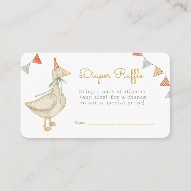 Carte D'accompagnement Bonjour Bébé Jouets de canard Baby shower Déchets  (Devant)