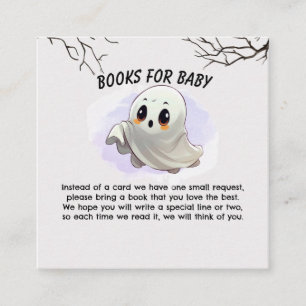 Carte D'accompagnement Boo Baby shower Halloween thème Mignonne fête