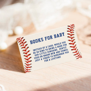 Carte D'accompagnement Books de demande de baseball softball pour le Baby