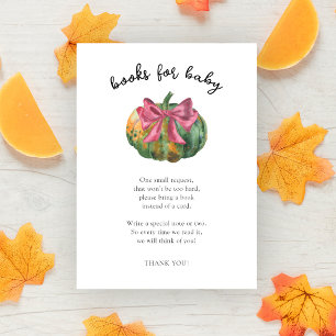 Carte D'accompagnement Boucles d'artefacts citrouilles pour bébé