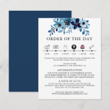 Bouquet de fleurs à l'aquarelle bleu poussiéreux é
