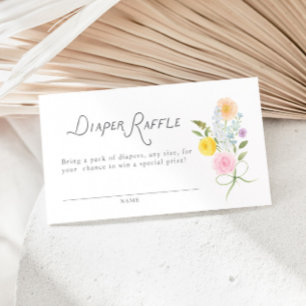 Carte D'accompagnement Bouquet floral