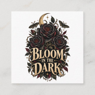 Carte D'accompagnement Bouquet Floral Rose Romantique
