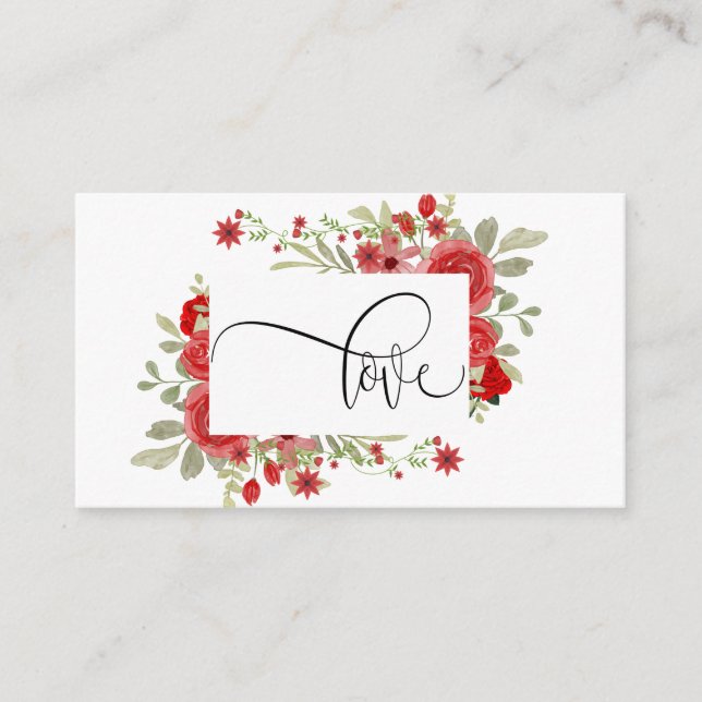 Carte D'accompagnement Bourgogne Rouge Bleu Or Mariage géométrique de ver (Devant)