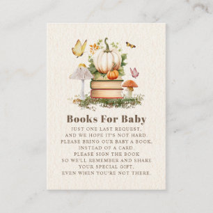 Carte D'accompagnement Bouteilles Citrouilles Pour Baby shower