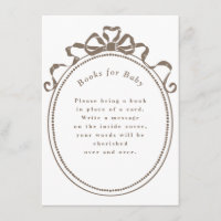 Bow Ribbon Antique Livres de Frame Victorien pour