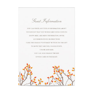 Carte D'accompagnement Branches bienheureuses Mariage Insertion
