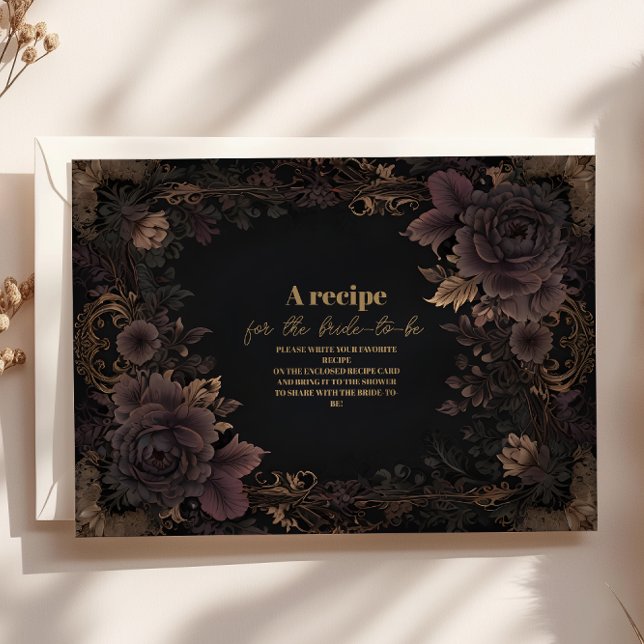 Carte D'accompagnement Bride gothique royale victorienne (Créateur téléchargé)