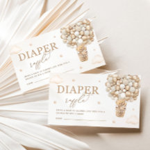 Brochure à Baby shower neutre Teddy Bear