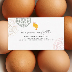 Carte D'accompagnement Brochure à couches pour bébés de Boho