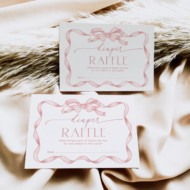 Carte D'accompagnement Brochure à ruban blanc pour chaudière rose blanche (Créateur téléchargé)