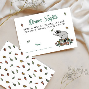 Carte D'accompagnement Brochure Baby shower de livre de bois