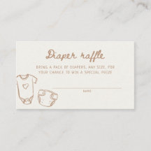 Brochure Baby shower Tan Hand Drake