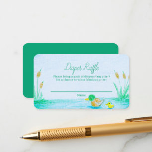 Carte D'accompagnement Brochure de Baby shower de canard de Mallard