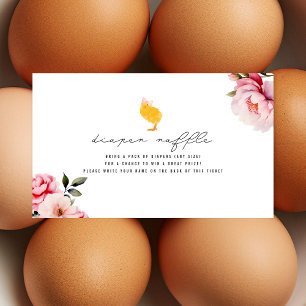 Carte D'accompagnement Brochure florale pour bébé fille au lait