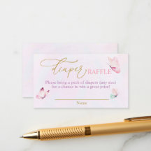 Brochure Papillon violet rose