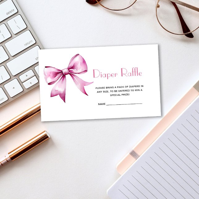 Carte D'accompagnement Brochure rose Baby shower Barreau (Créateur téléchargé)