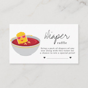 Carte D'accompagnement Brouille Ruffle mignon Petit Nugget fille Baby sho