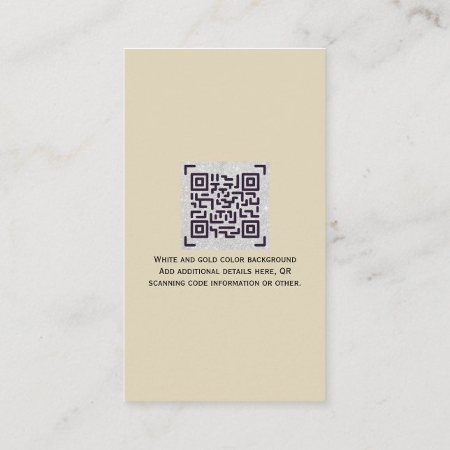 Carte D'accompagnement Budget QR Code Website RSVP Mariage de l'hôtel Dét (Dos)