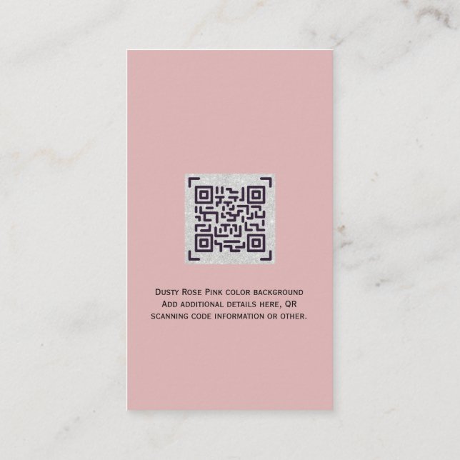 Carte D'accompagnement Budget QR Code Website RSVP Mariage de l'hôtel Dét (Dos)
