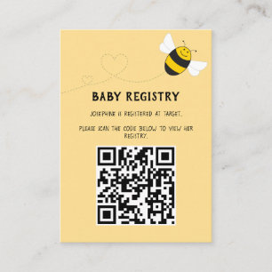 Carte D'accompagnement Bumblebee maman est baby shower