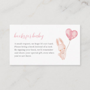 Carte D'accompagnement Bunny Hearts Little Valentine Livres pour Baby Car