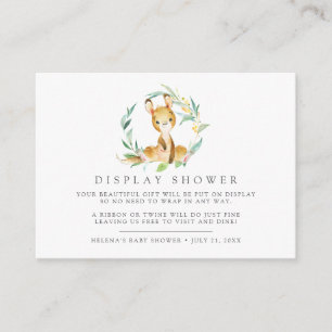 Carte D'accompagnement Bush Baby Kangaroo Baby shower Écran cadeau