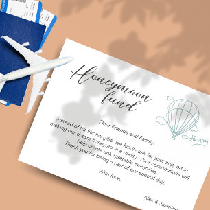 Carte D'accompagnement Cadeau de demande de fonds de voyage Code Qr de fo