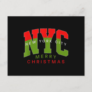 Carte D'accompagnement Cadeau de voyage à New York Noël