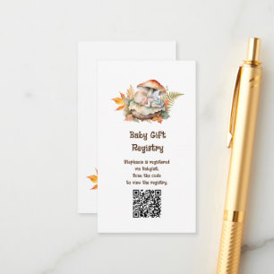 Carte D'accompagnement Cadeau du registre QR Code enchâssé pour vous renc