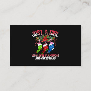 Carte D'accompagnement Cadeau Flamant rose  Qui aime le Flamant rose et N