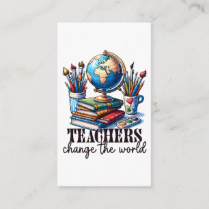 Carte D'accompagnement Cadeau pour Enseignant   Les Enseignants Changent 