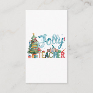 Carte D'accompagnement Cadeau pour l'enseignant   Joyeux Noël Enseignant 