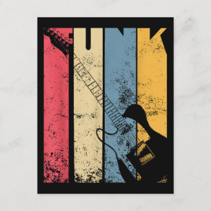Carte D'accompagnement Cadeaux pour amateurs de musique funk à guitare él