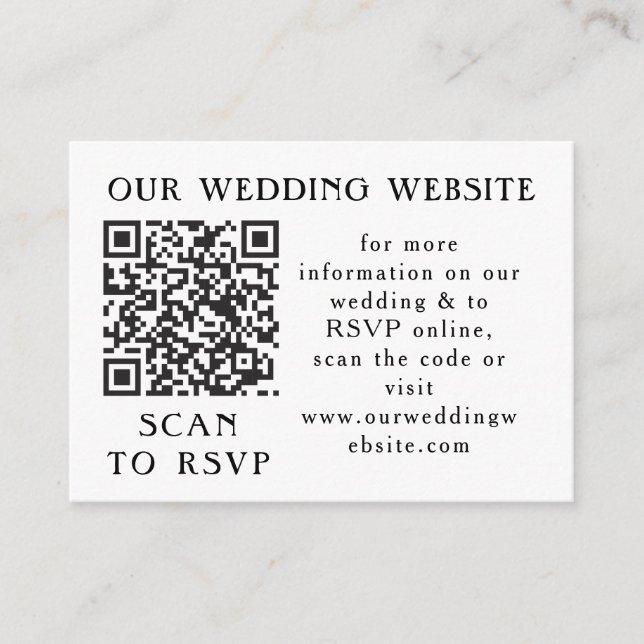 Carte D'accompagnement Cadre de verdure d'eucalyptus vert bleu blanc QR W (Devant)