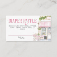 Café parisien Bonjour Bebe Baby shower rose