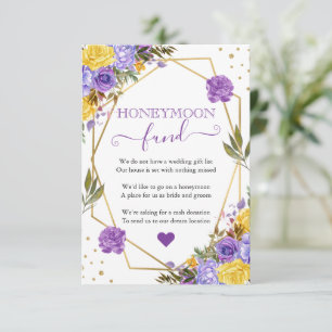 Carte D'accompagnement Caisse de mariage bohème aquarelle fleurs de print