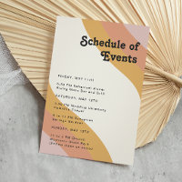 Calendrier des événements de Modern Retro années 7